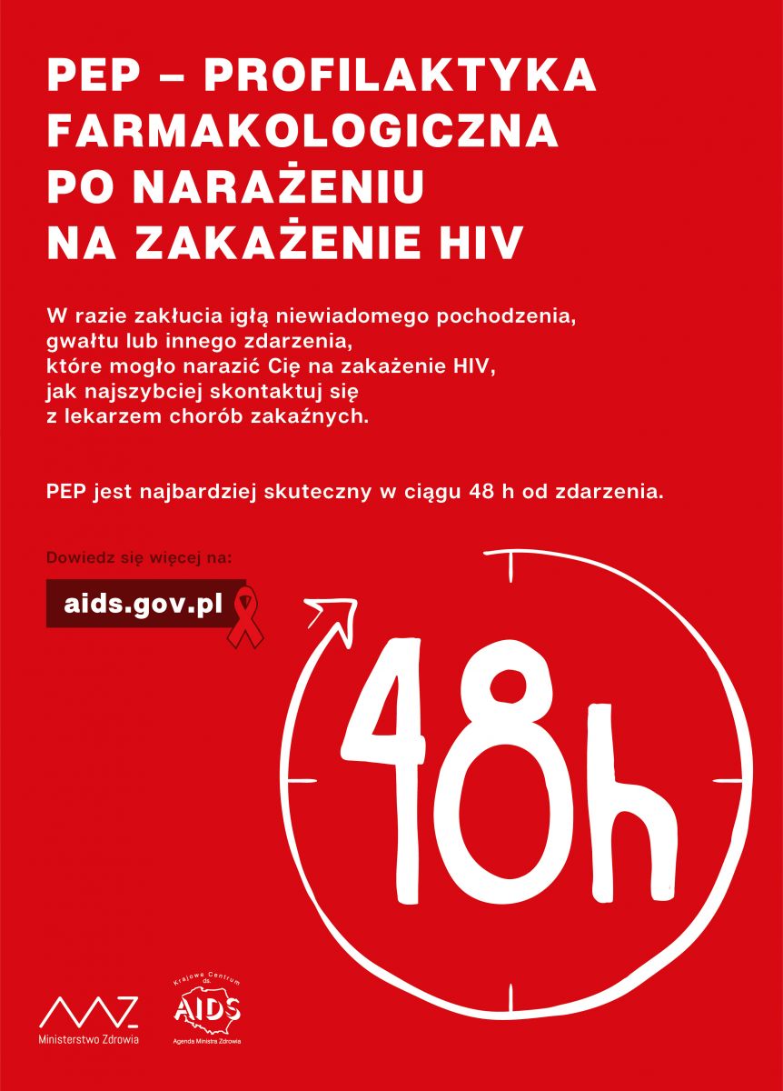 Plakat informacyjny HIV